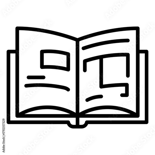 Comic Book icon vector image. Can be used for Printing.