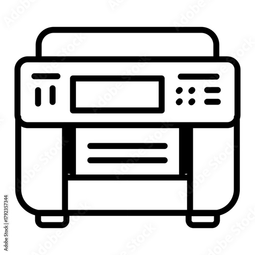 Copy Machine icon vector image. Can be used for Printing.