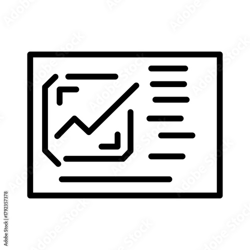 General Ocr icon vector image. Can be used for Printing.