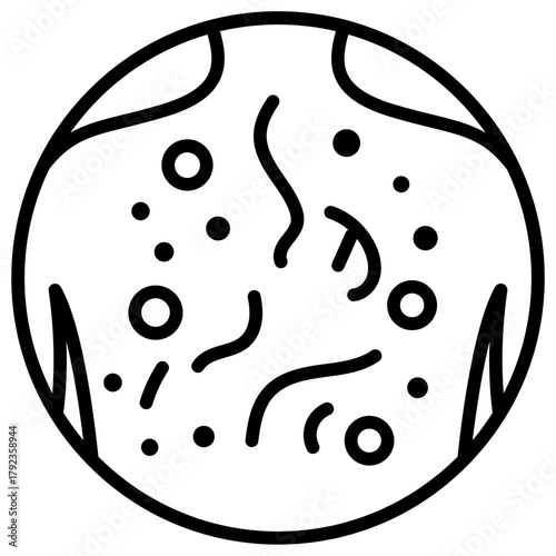 Skin Disease icon vector image. Can be used for Homeless.