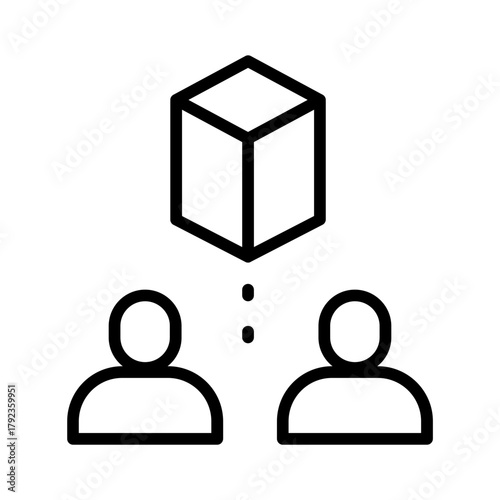 Demand icon vector image. Can be used for Supply Chain.