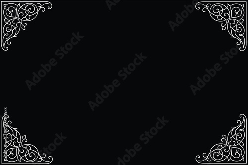 Bild auf Leinwand islamic frame design pattern eps 10 vector