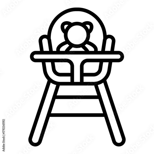 Child Care icon vector image. Can be used for Child Adoption.