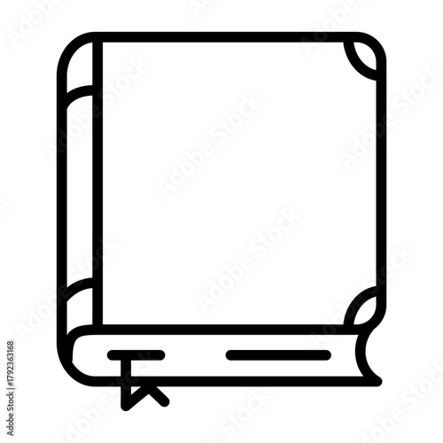 Spellbook icon vector image. Can be used for Fairytale.