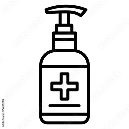 Antiseptic icon vector image. Can be used for Veterinary.