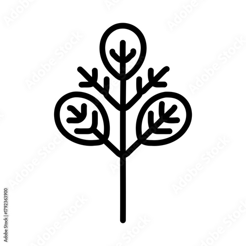 Biodiversity icon vector image. Can be used for Rainforest.