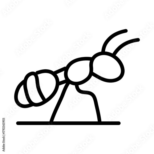 Ants icon vector image. Can be used for Rainforest.
