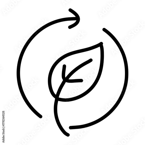 Carbon Neutral icon vector image. Can be used for Global Warming.