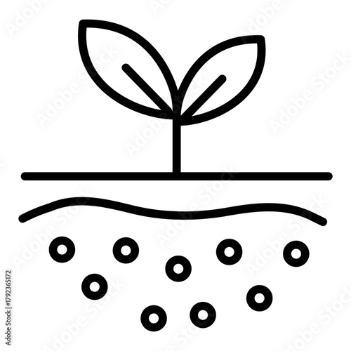 Soil Health icon vector image. Can be used for Global Warming.