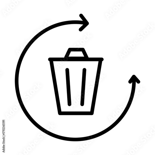 Waste Reduction icon vector image. Can be used for Global Warming.