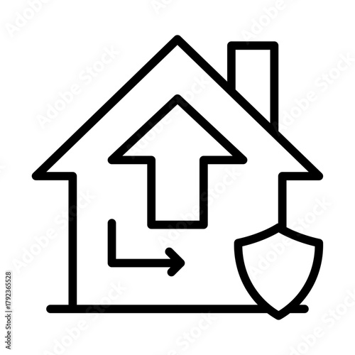 Emergency Plan icon vector image. Can be used for Crisis Mangement.