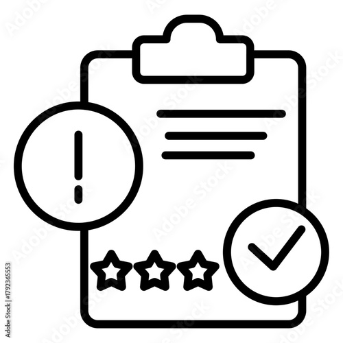 Post Crisis Review icon vector image. Can be used for Crisis Mangement.