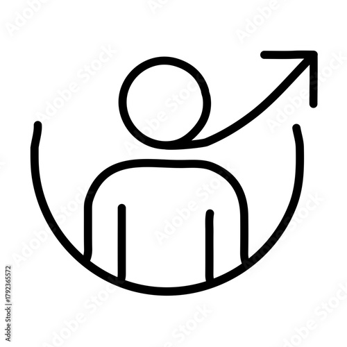 Resilience icon vector image. Can be used for Crisis Mangement.