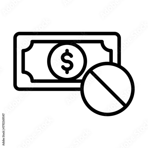 Anti-Money Laundering icon vector image. Can be used for Compliance And Regulation.