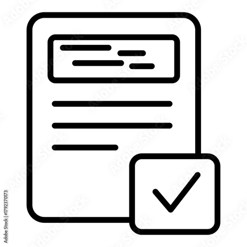 Licensing Requirement icon vector image. Can be used for Compliance And Regulation.