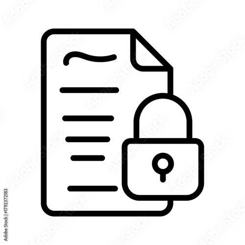File Unlock icon vector image. Can be used for Documents And Files.
