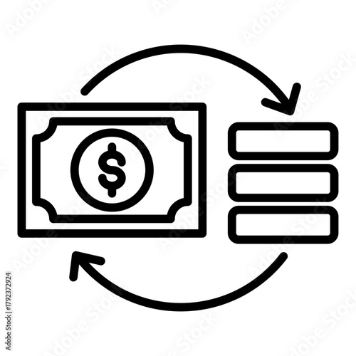 Installment Loan icon vector image. Can be used for Credit And Loan.
