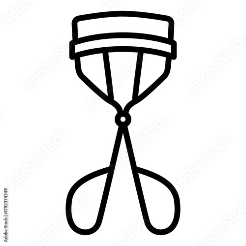 Eyelash Curler icon vector image. Can be used for Cosmetology.