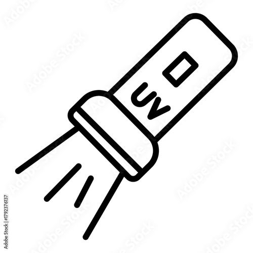 Forensic Light icon vector image. Can be used for Crime Investigation.