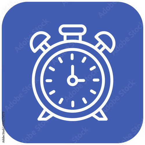 Vector Design Alarm Clock Icon Style