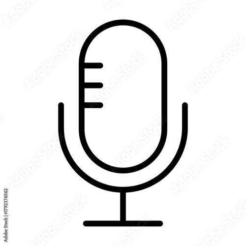 Voice Recorder icon vector image. Can be used for Crime Investigation.