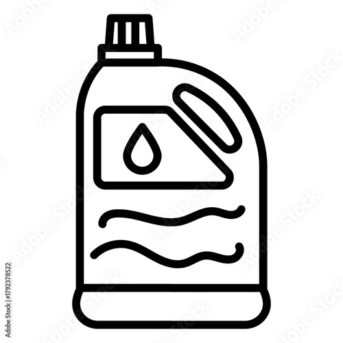 Color-Safe Bleach icon vector image. Can be used for Laundry.
