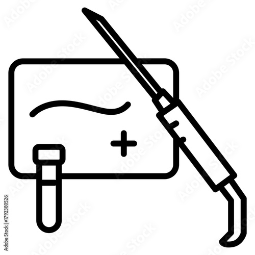 Biopsy Kit icon vector image. Can be used for Tuberculosis.