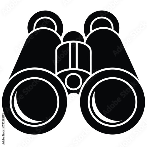 binoculars  vector icon