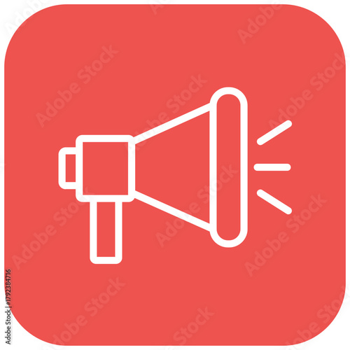 Vector Design Mega Phone Icon Style
