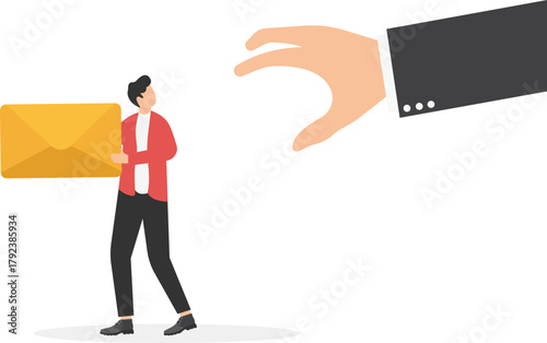 Traps and baits, investment temptations and risks, scams or frauds, businessmen climbing on fishhooks

