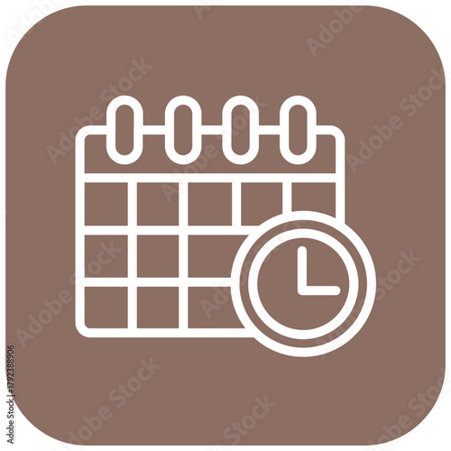 Vector Design Deadline Icon Style