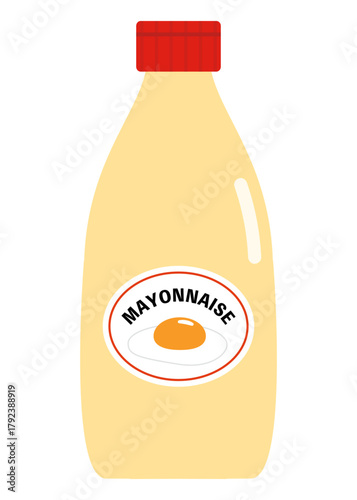 マヨネーズのイラスト