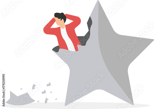  Burnout from overwork. Afraid of business failure.

