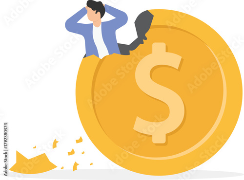  Burnout from overwork. Afraid of business failure.

