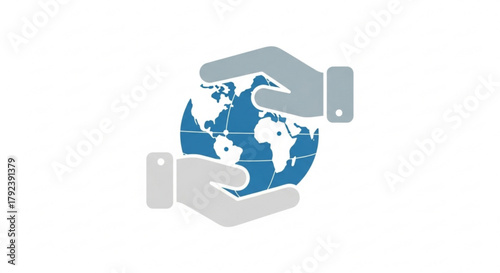 Hands holding the earth, symbolizing care for the environment and sustainable practices for a better future