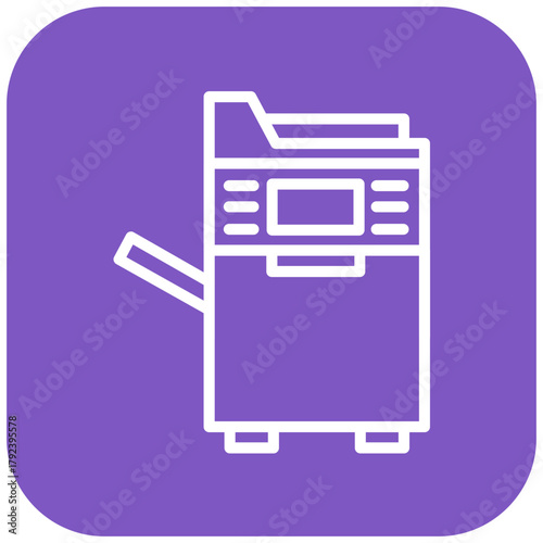 Vector Design Photocopier Icon Style