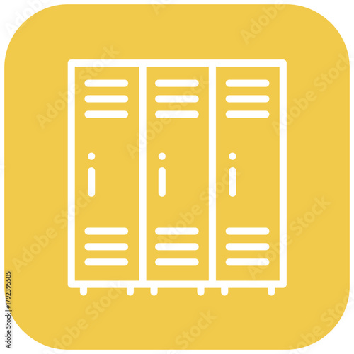 Vector Design Lockers Icon Style