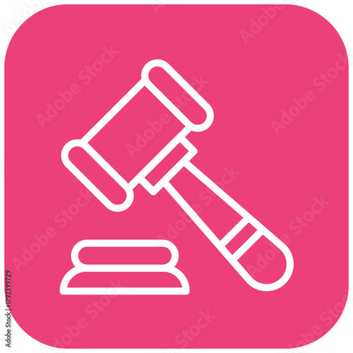 Vector Design Auction Icon Style