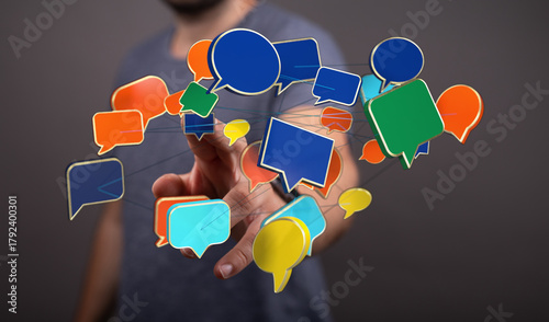 Concept of communication, s...
