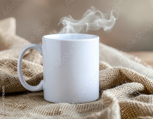 Steaming Coffee Mug