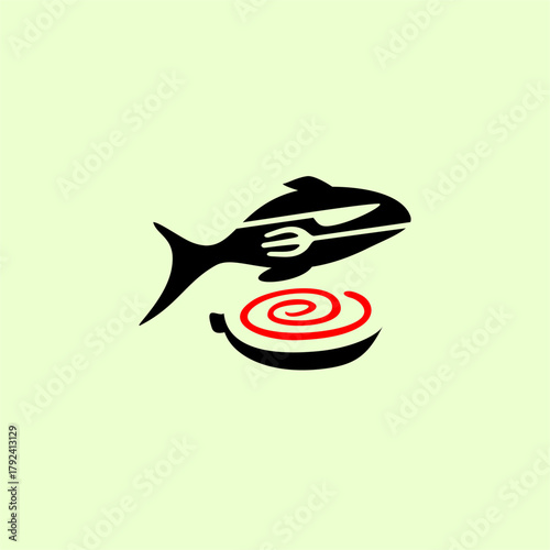 Fish and knife pork Logo.eps