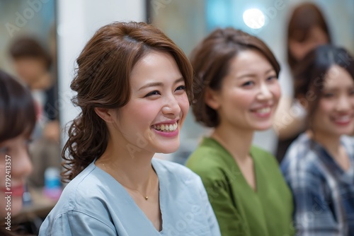 Diverse group portrait of a successful beauty salon staff ready to provide services
