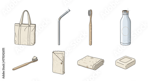 Sustainable living essentials for eco-conscious lifestyle zero waste kit natural products