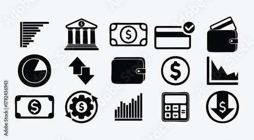 Banking Finance Credit Investment Savings Vector