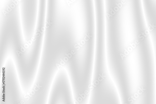 Abstract smooth elegant white silk fabric texture with soft flowing satin waves background.