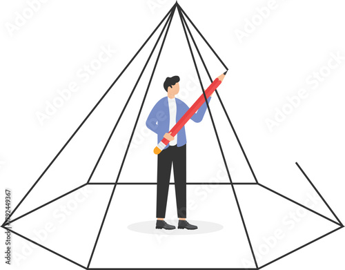 personal barrier to focus or work boundary, space to be with yourself.
