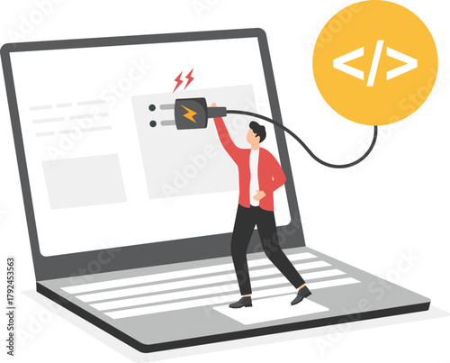 Programmers connect sockets between coding programs. API, application programming interface to connect between software, coding to exchange information for websites.

