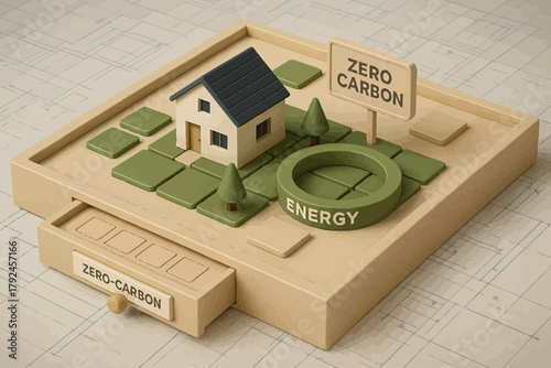 Sustainable living: zero carbon energy model with eco-friendly house design