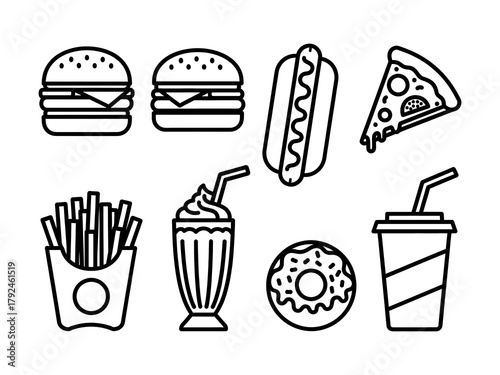 American Fast Food Icons