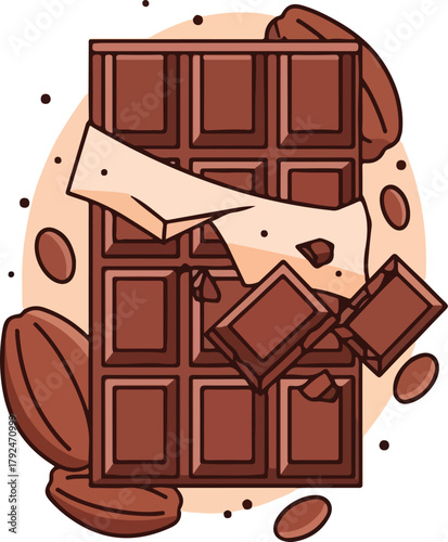 Celebrate National Bittersweet Chocolate Day with this delectable treat, perfect for branding, social media, and adding a touch of sweetness to your designs